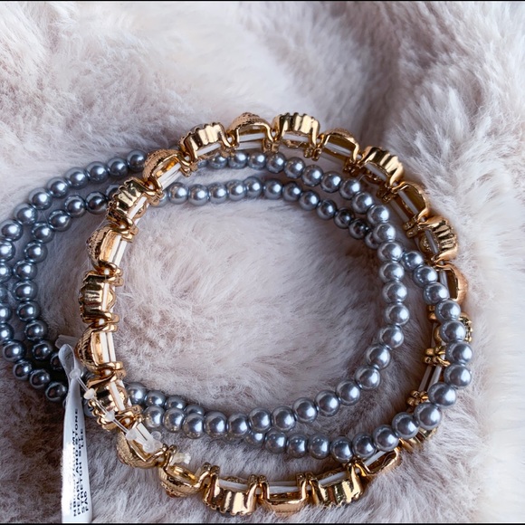 New Rose Gold-tone Bracelet Set - Picture 3 of 7